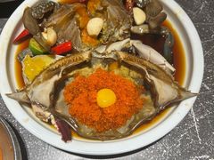 -草家酱蟹炭火烤肉店(珲春南路二店)