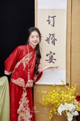 -桃子造型婚纱礼服(凤起广场店)