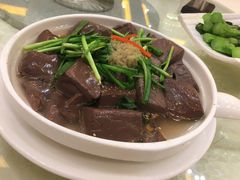 姜茸韭菜浸猪红-顺德人家食府(黄金广场店)