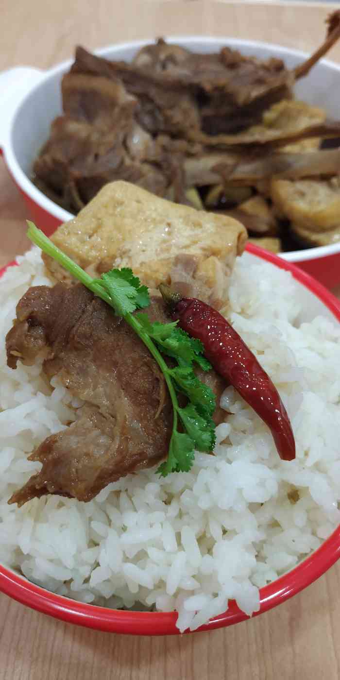 客如友辣骨饭(高新店)-"晚上加完班随便吃点「一人经典套餐」小份.