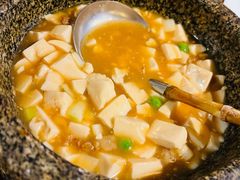 石锅鸡汤豆腐-绿茶餐厅(西单老佛爷店)