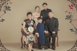 -时光纪亲子全家福照相馆(静安店母女写真父母纪念照)