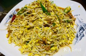 Organic Mung Bean Sprouts with Shredded Pork