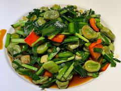 韭菜炒蚕豆-老宁波1381餐厅(宏泰广场店)