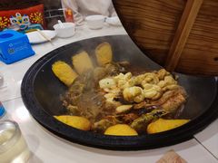 玉米面贴饼-江湖水乡铁锅炖魚(周庄嘉园店)