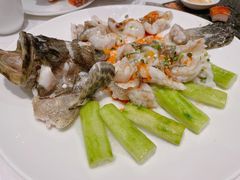 蒜香古法蒸老虎斑-北京厨房(SKP店)