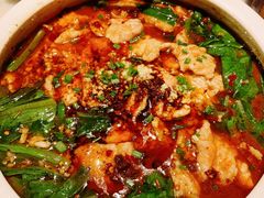 水煮肉片-绿茶餐厅(松江万达店)