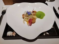 香煎扇贝佐咖喱白花菜泥-王品牛排(合肥万象城店)