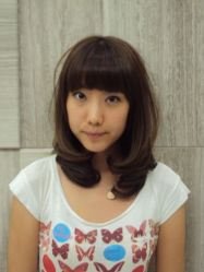 可爱版刘海+日式梨花-美秀造型