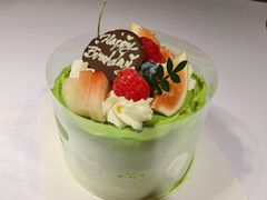 白桃无花果抹茶戚风-三花屋 Mihhanaya