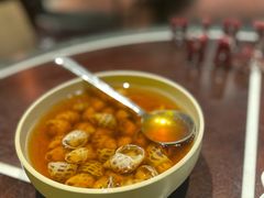 古越陈酿煮花螺-杭州西子湖四季酒店·金沙厅