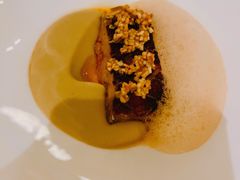 鹅肝苹果泥柚子泡-Jean Georges