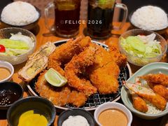 传统日式炸物大满足定食-友名Cross日式咖喱屋(江南大道中店)