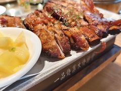 荔枝柴烧排骨-一品烧农庄·佛山本地特色菜