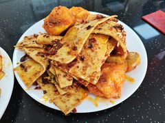 拌干豆腐-李刚鸡西刀削面