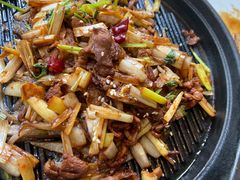 双葱爆肥牛-旺顺阁鱼头泡饼(小红门店)
