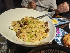 大虾酱牛肉粒炒饭-上楼私房菜(院士路店)