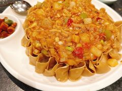 酸菜茄条扒莜面-紫泥369粗粮季(四牌楼店)