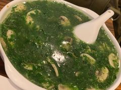 荠菜烩蘑菇-建国328 本帮小馆·面馆