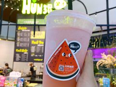 西瓜白桃大桶茶-混果汁(福田领展中心城店)