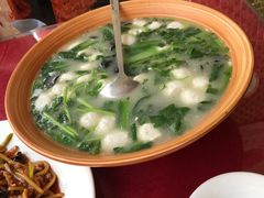 小白菜鱼丸汤-老苏扬饭店