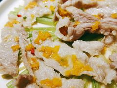 黄椒猪颈肉（辣）-优食坊·蒸汽海鲜(康盛路店)