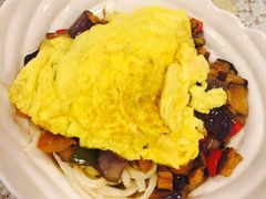 茄子肉丁鸡蛋拌面-文三里屯面馆(三里屯店)