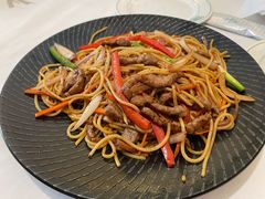 黑椒牛柳炒意粉-水天堂西餐厅(绿宝广场店)