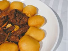 脆皮鲜奶拼蚝油牛肉-和记小菜(七宝店)