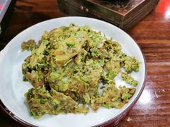 香椿炒鸡蛋-熊刚饭店·太湖本地土菜·融合菜(天成时代广场店)