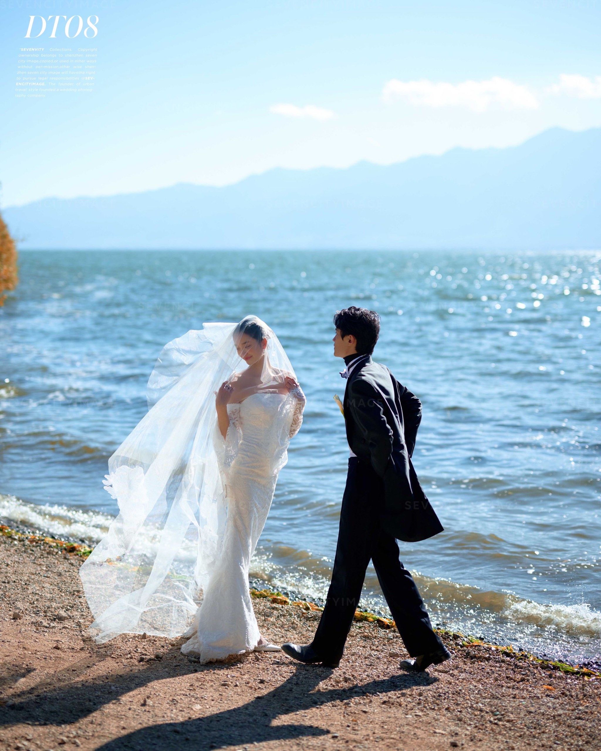 公主请看7515氛围感爆棚的洱海婚纱照真浪漫 大理旅拍