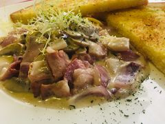 奶油蘑菇培根意面-遇见西木美式餐厅(体育路店)