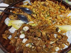 簸箕大扇鸡-强记鸡粥美食
