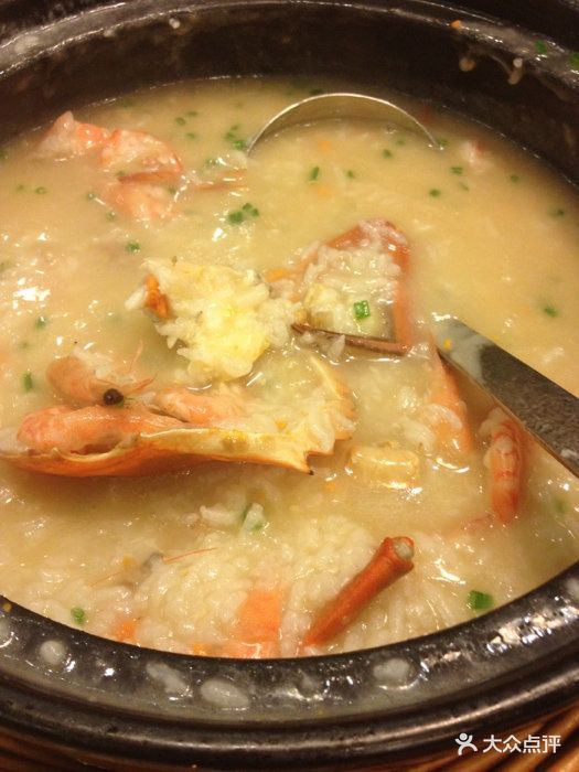 小黑蚝情(安远路店)-膏蟹粥-菜-膏蟹粥图片-上海美食-大众点评网