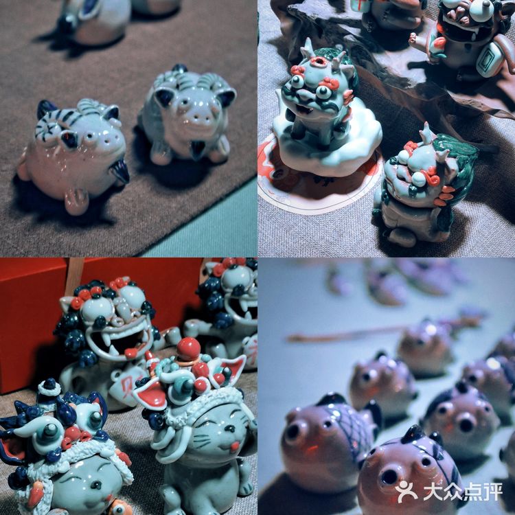 景德镇陶溪川文创街区瓷器夜市电影色调色