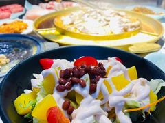 芒果酸奶沙拉-猪啊牛呀羊啊铜盘烤肉(正大广场店)