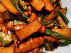秋葵炒杏鲍菇-天厨妙香素食餐厅(清华店)
