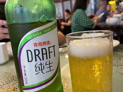 青岛纯生啤酒-新聚丰菜馆(太监弄店)