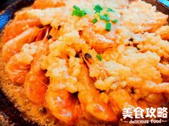 石板蒜蓉虾-小菜园新徽菜(淮安楚州万达店)