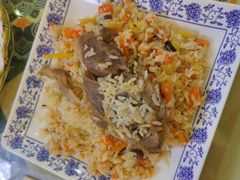 羊肉黄萝卜手抓饭-新疆红柳花餐厅(新洲店)