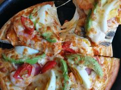 牛油果大虾披萨-必胜客(会展店)