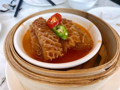 塔塔酱金钱肚-唐阁海景中餐厅·早茶·粤菜•生日聚餐(海口朗廷酒店)