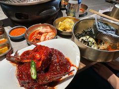 -草家酱蟹炭火烤肉店(珲春南路一店)