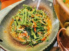酸笋炒空心菜-浩海火燒雲傣家菜(静安芮欧店)