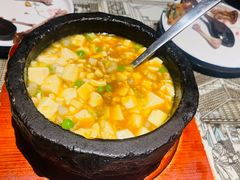 石锅鸡汤豆腐-绿茶餐厅(松江万达店)