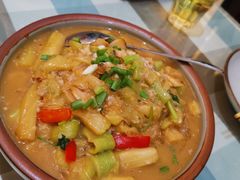 茄子炖蚬子-君霖海鲜私房菜(春柳店)