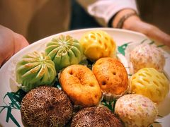 葵花籽紫薯饼-尚竹阁冬瓜盅·18年地标美食(平洲店)