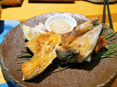 烤三文鱼头-花潮料理艺食馆(世欧广场店)