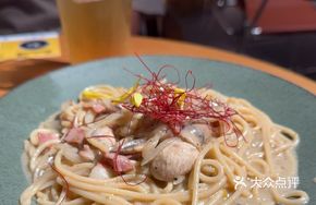 Stir-Fried Peppers Creamy Mushroom Bacon Pasta
