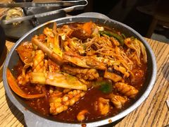 炒鱿鱼-姜虎东白丁烤肉(虹桥天地店)